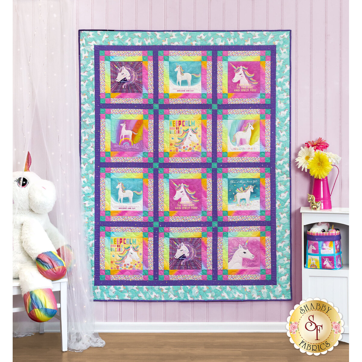 Unicorn Love Quilt Kit